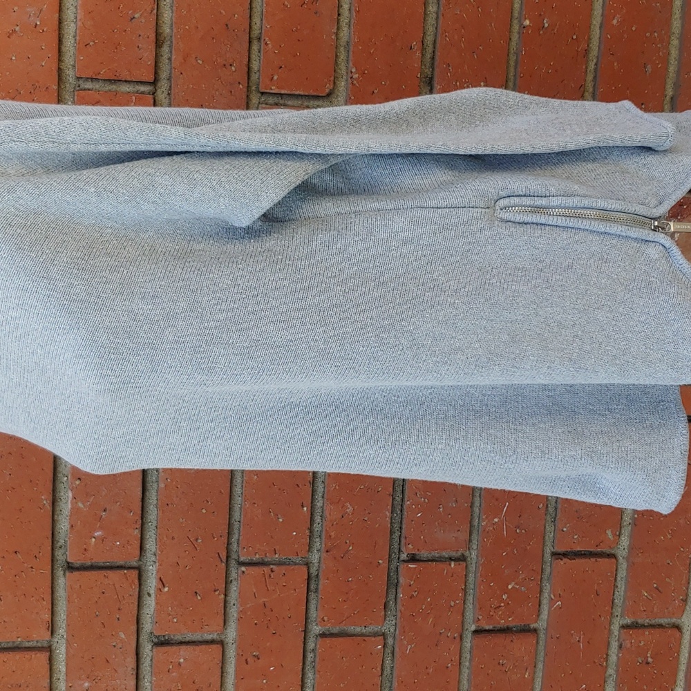 MICHAEL Kors Women's Knit Tunic Sweater in Heather Grey size Medium - Picture 8 of 15